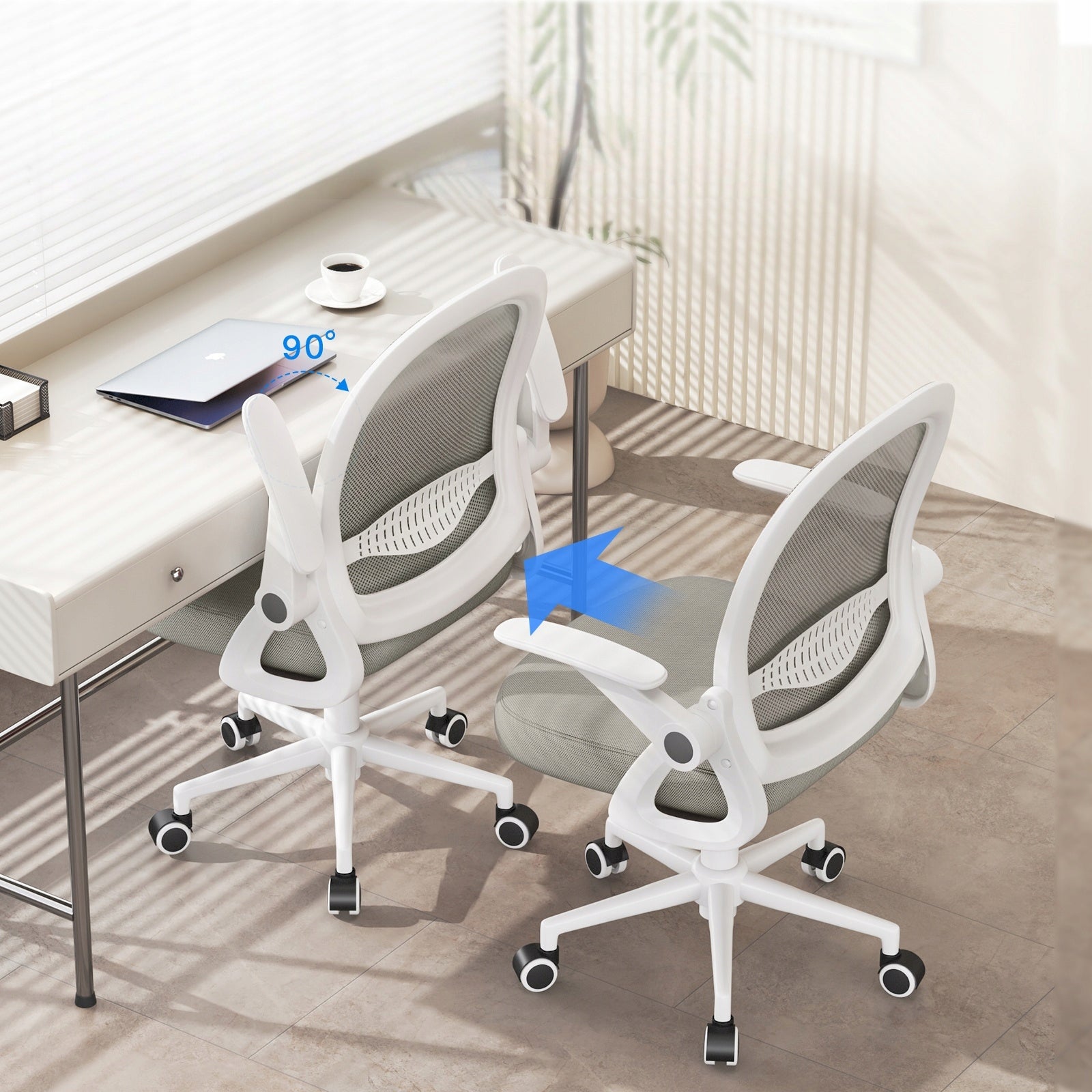 ERGONOMIC SWIVEL OFFICE CHAIR WITH ADJUSTABLE ARMRESTS Manufacturer code X25F00K044