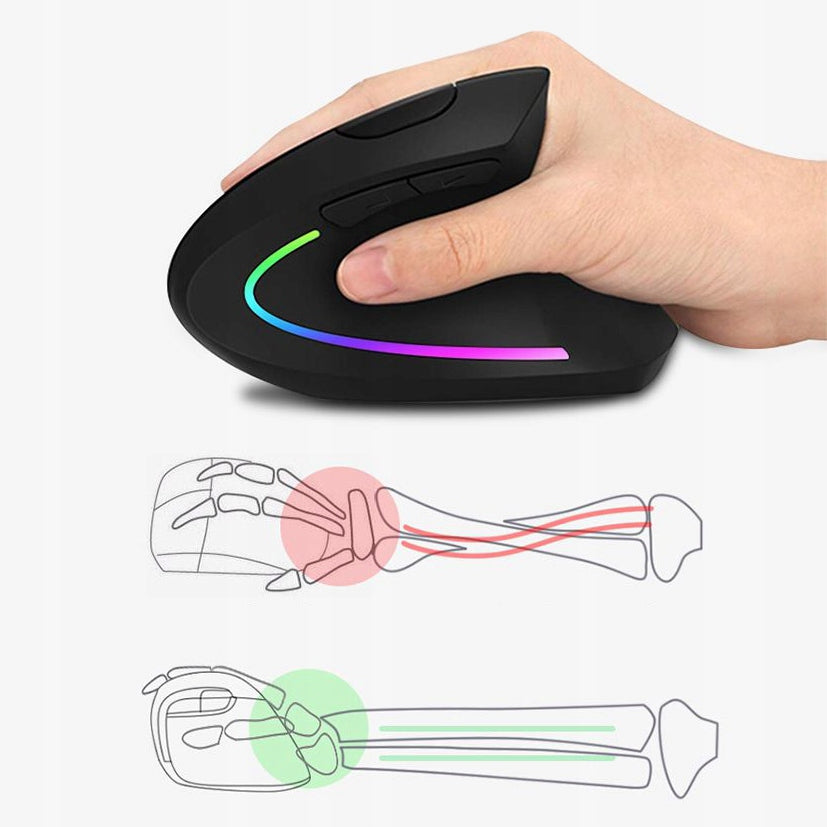 ERGONOMIC VERTICAL WIRELESS MOUSE FOR PC Manufacturer code 424566