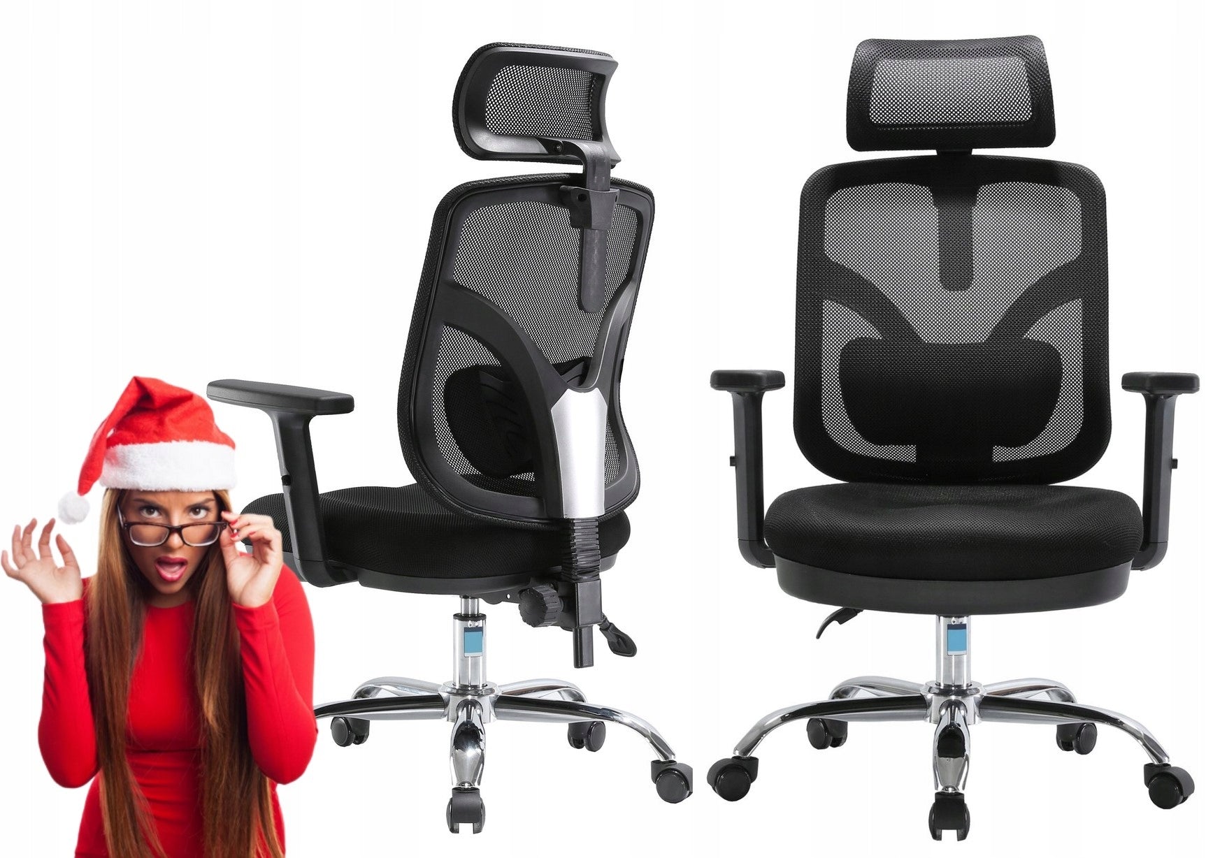 ERGONOMIC chair * Office chair up to 150kg * WORK COMFORTABLY WITHOUT PAIN Brand IN