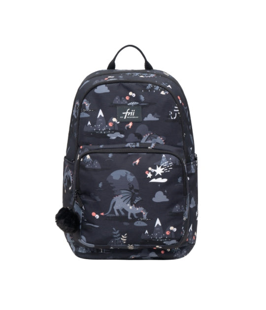 ERGONOMICKÁ ŠKOLSKÁ TAŠKA FRII OF NORWAY ACTIVE 22L - BLACK DRAGON