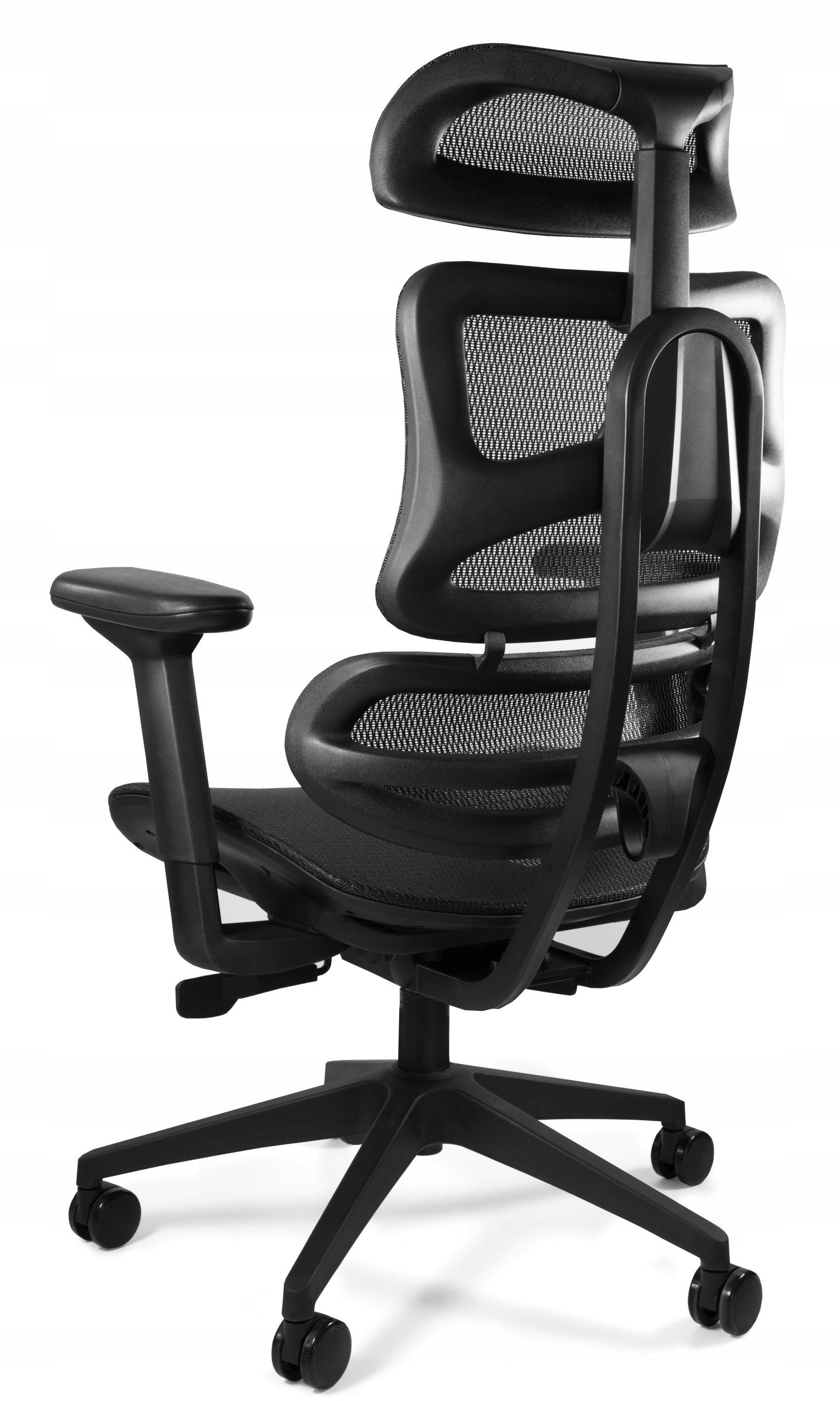 ERGOTECH Black Swivel Chair Office Chair Ergonomic Adjustable Brand Unique