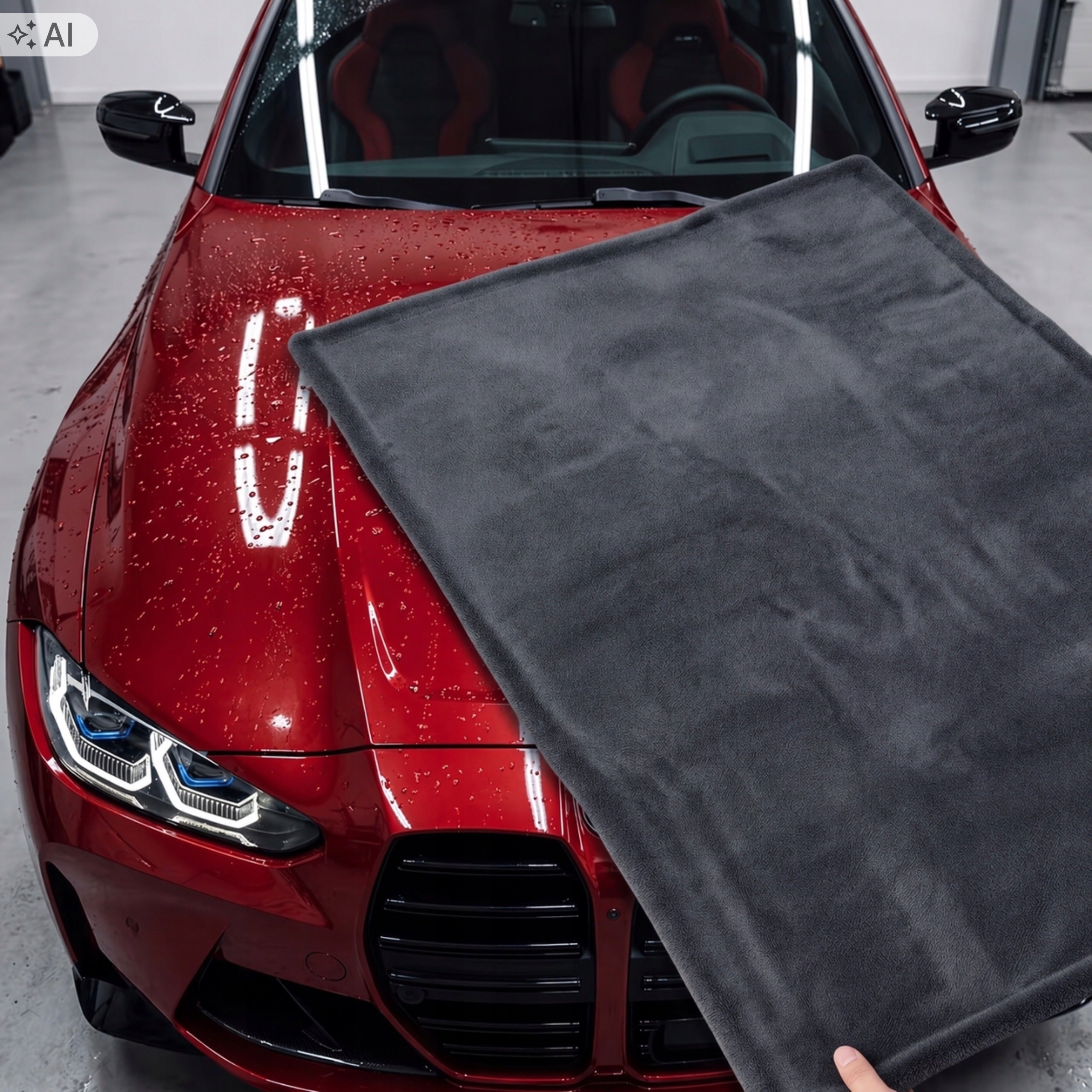 ERKEN car drying towel microfiber 90x70 TWISTED PILE 1600 GSM Manufacturer code ATC4335