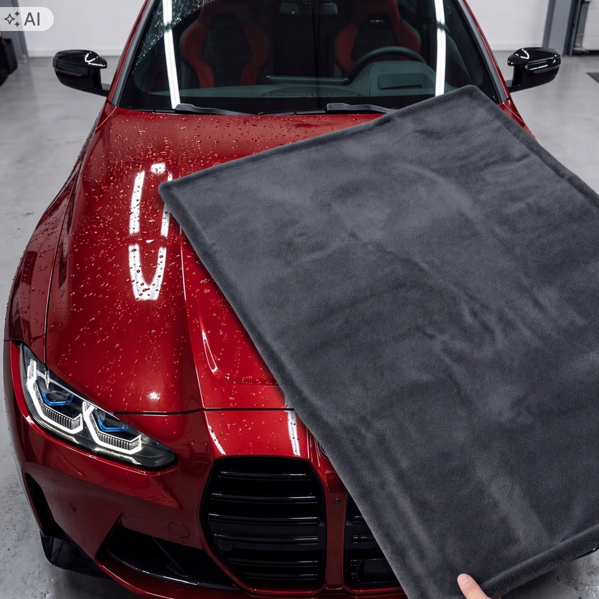 ERKEN car drying towel microfiber 90x70 TWISTED PILE 1600 GSM Manufacturer code ATC4335
