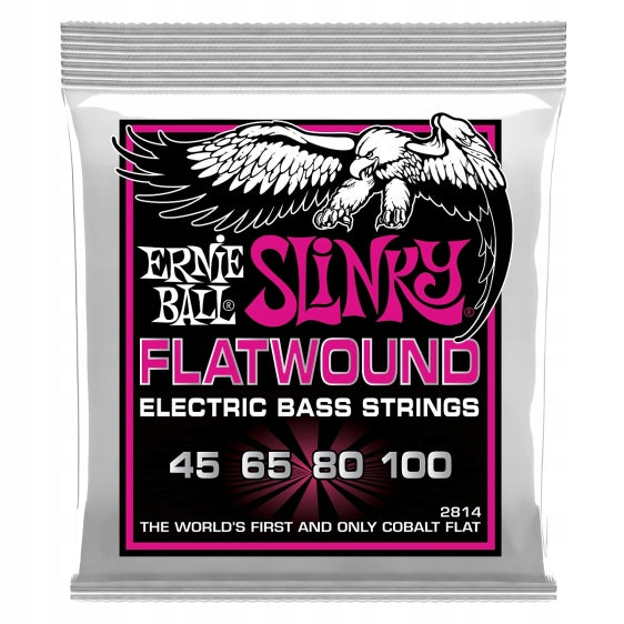 Ernie Ball Super Slinky Flatwound E-Bass-Gitarrensaiten 