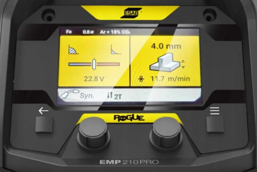 ESAB Rogue EMP 210 PRO MIG MAG MMA TIG Lift welding machine synergy EAN (GTIN) 7330725080203
