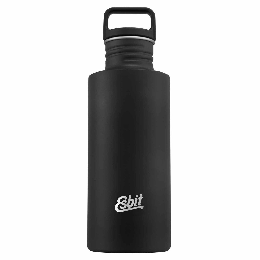 ESBIT SCULPTOR 750 ML STEEL TRAVEL BOTTLE - BLACK