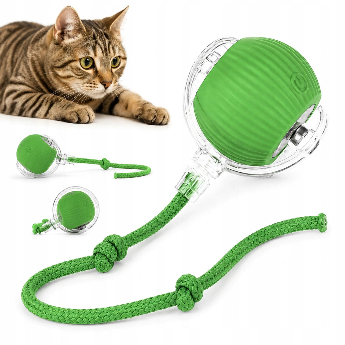 ESCAPING BALL TOY INTERACTIVE DOG CAT BALL LED USB