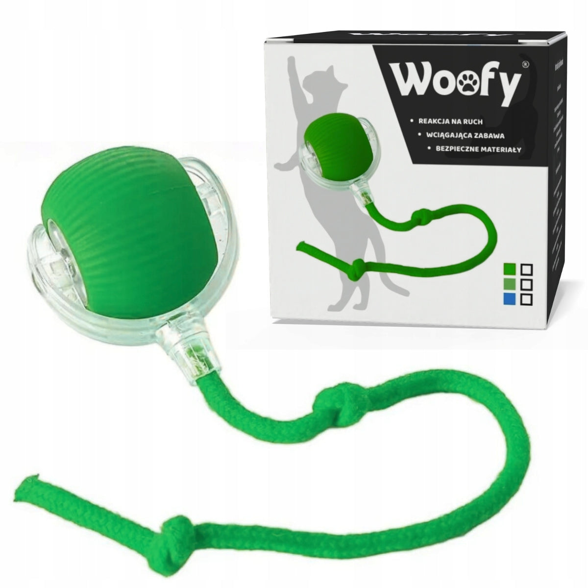 ESCAPING BALL TOY INTERACTIVE DOG CAT BALL USB LED