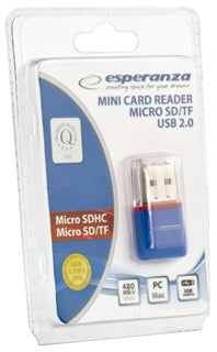 ESPERANZA Mini microSD card reader SDHC USB2.0 Manufacturer Esperanza