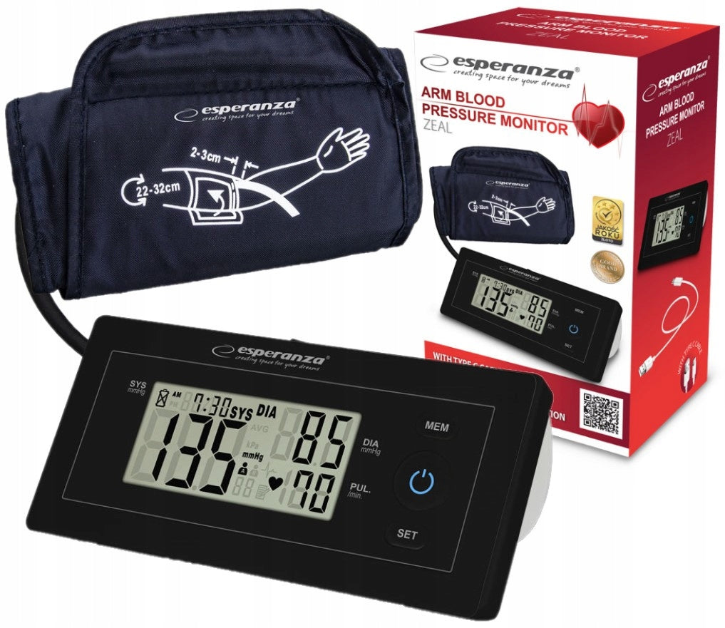 ESPERANZA SHOULDER BLOOD PRESSURE MONITOR ZEAL ECB008