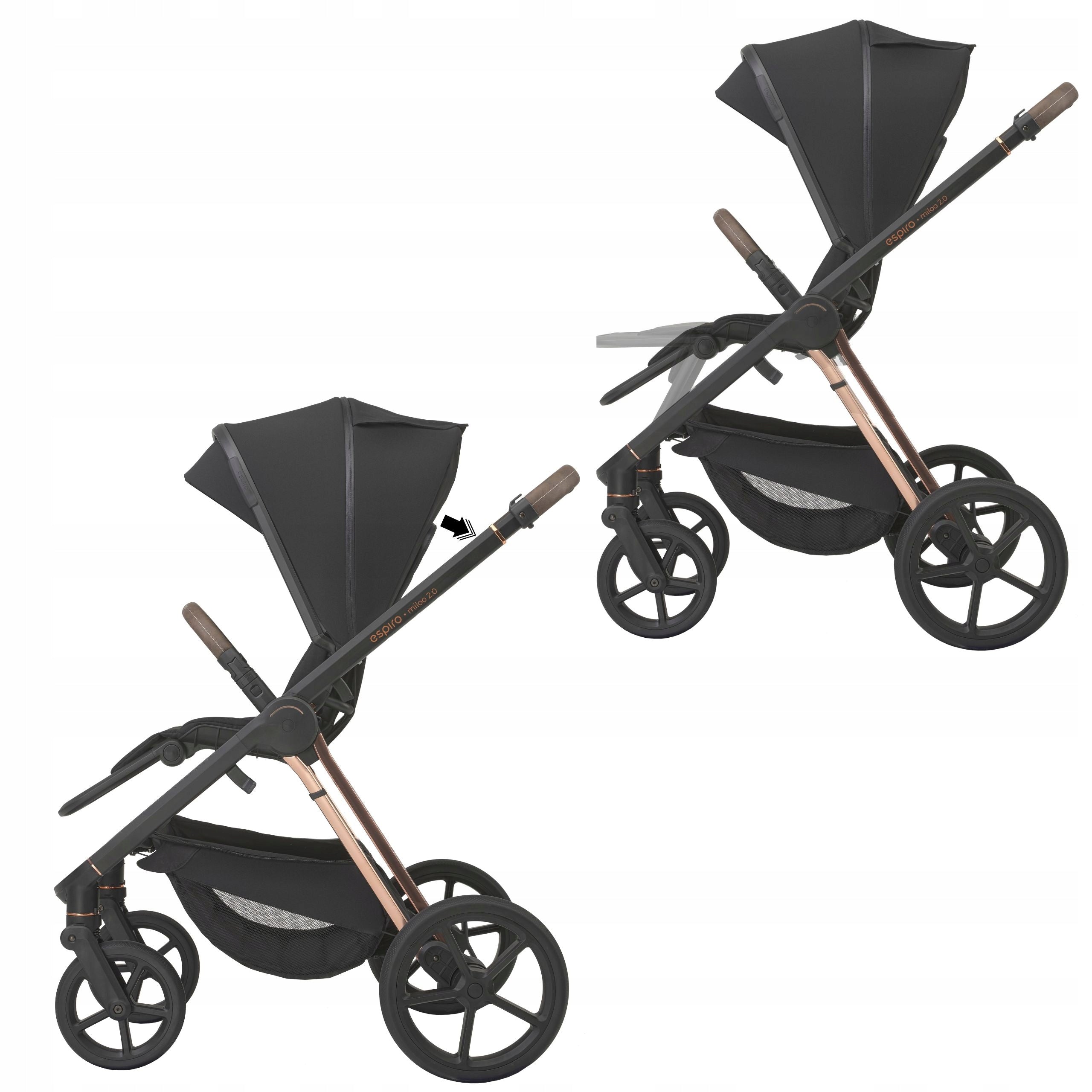 ESPIRO Stroller miloo way 2.0| 303 unique dove luxury stroller Brand Espiro