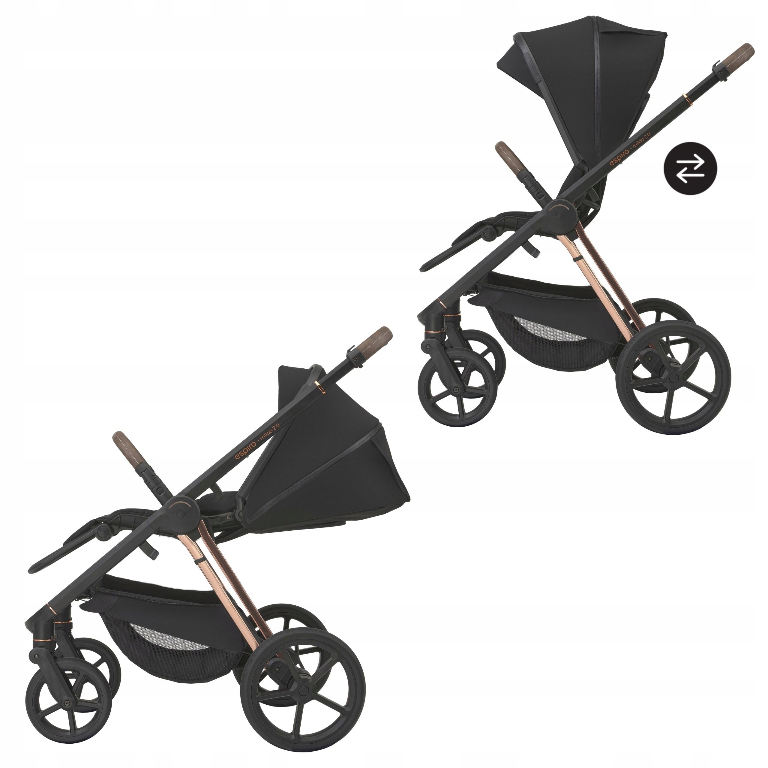 ESPIRO Stroller miloo way 2.0| 303 unique dove luxury stroller Manufacturer code MILOO WAY 2.0 303 UNIQUE DOVE