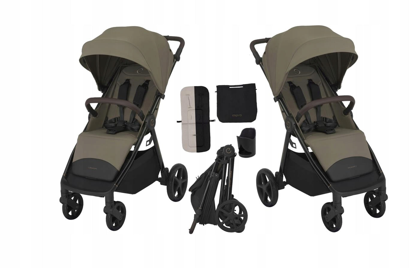 ESPIRO WAVE PRO STROLLER FOR BABY UP TO 22 KG STROLLER LARGE WHEELS
