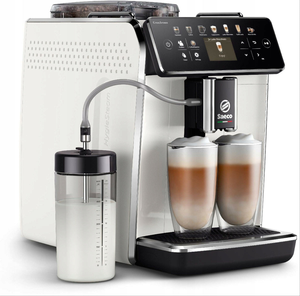 ESPRESSO MACHINE AUTOMATIC SAECO GranAroma SM6580/20 LATTE 12 DRINKS