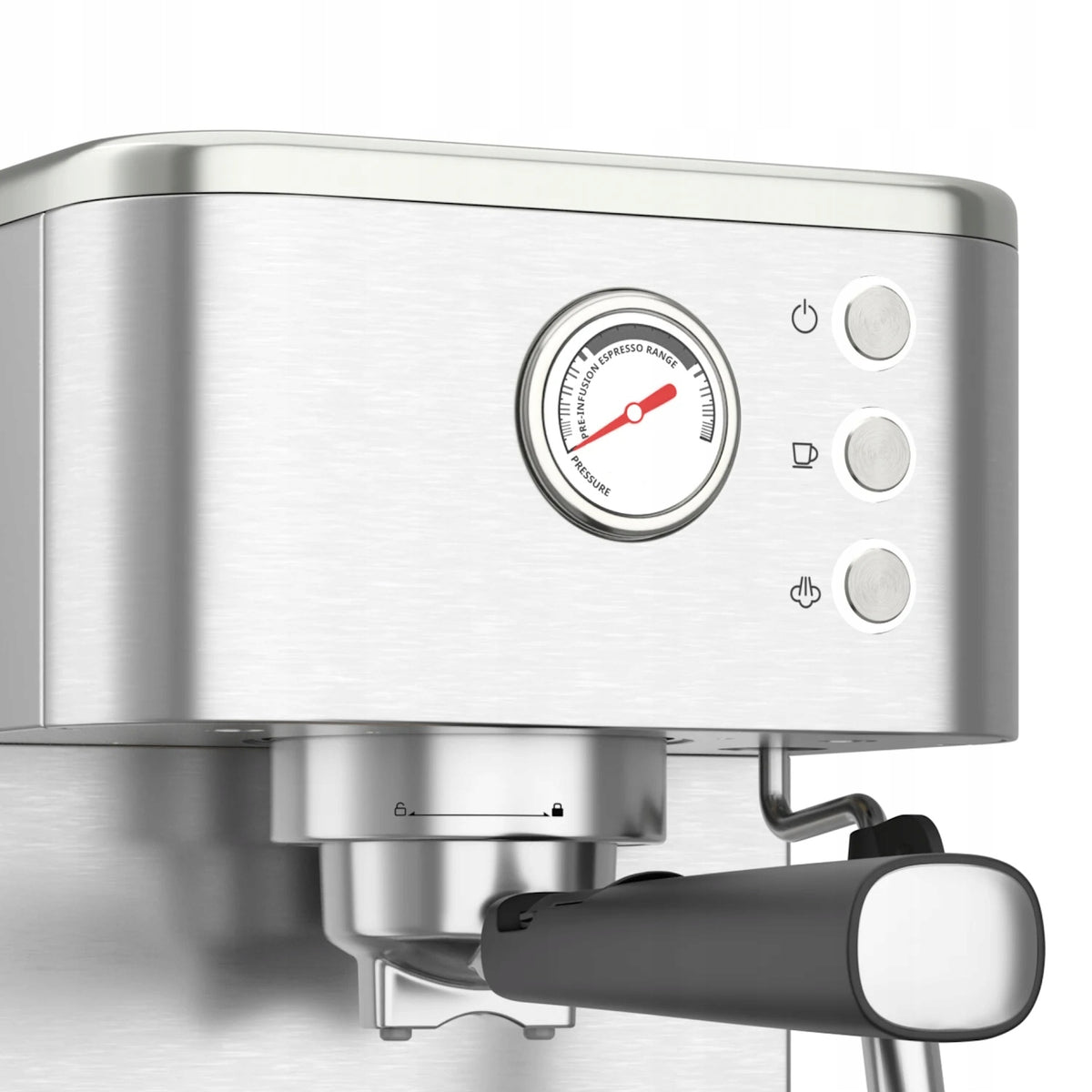 ESPRESSO MACHINE FOR COFFEE KLARSTEIN 20 BAR 1,5L 1 CUP PRESSURE GAUGE Brand Klarstein