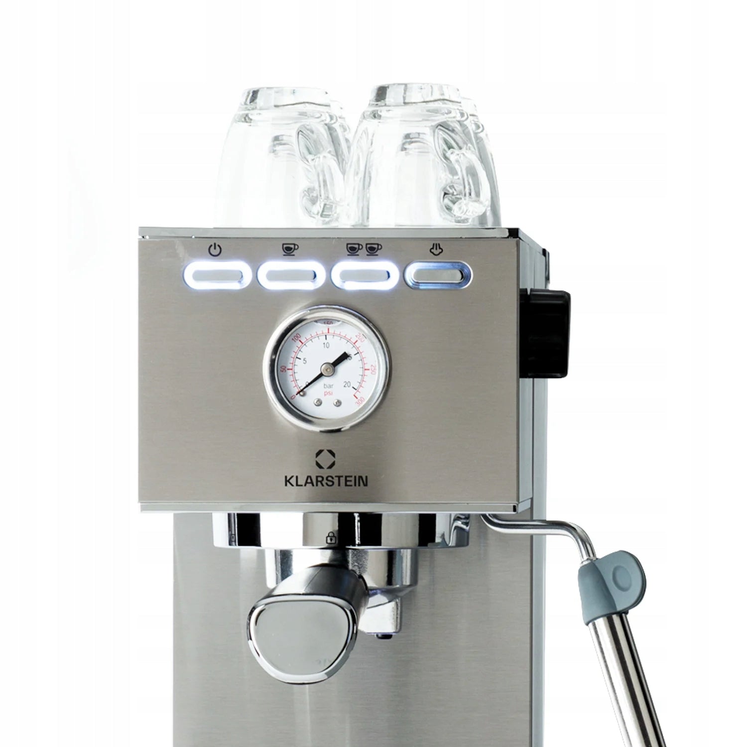 ESPRESSO MACHINE FOR FLASK COFFEE 1350W 20BAR 1,4L FROTHER SILVER Model Pausa