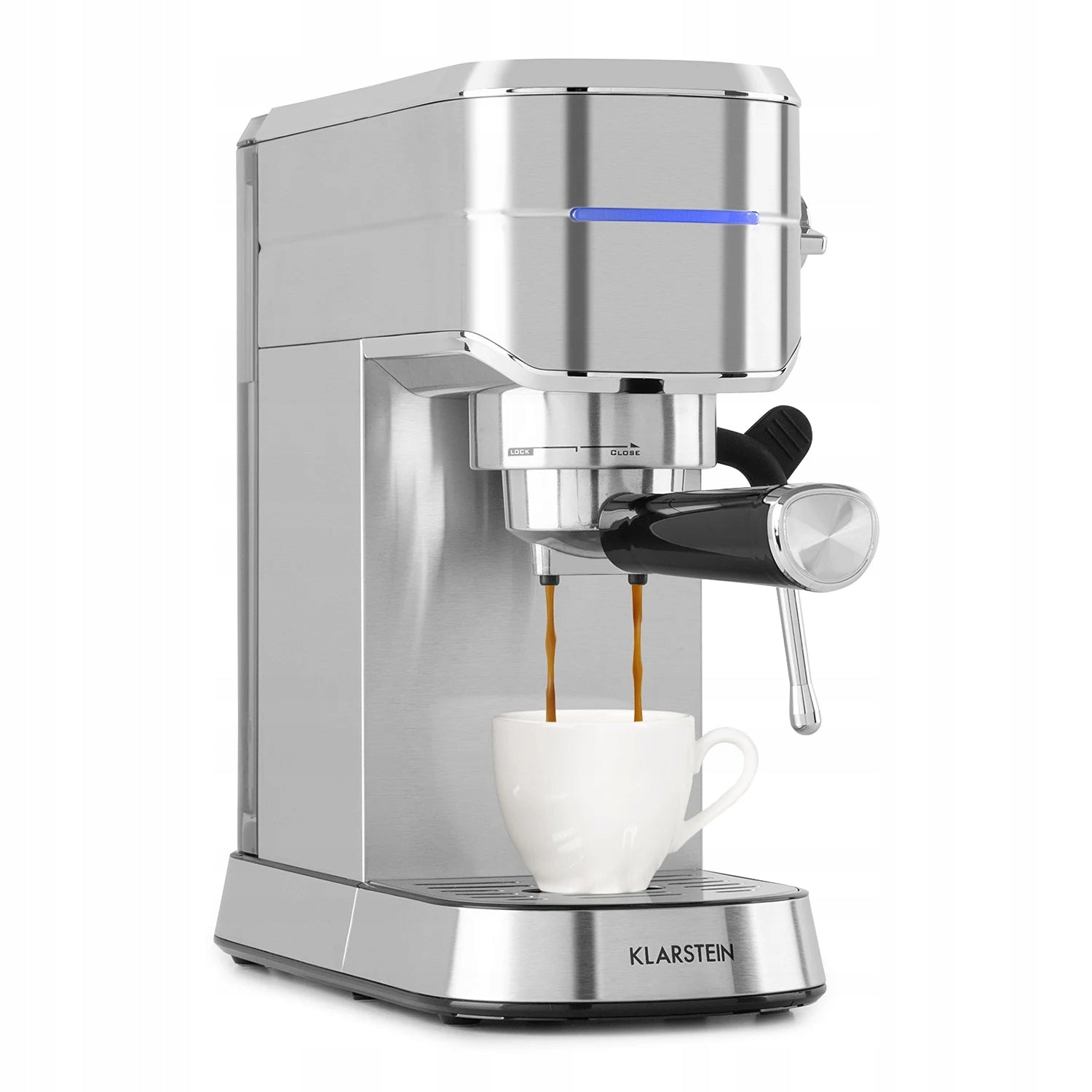 ESPRESSO MACHINE FOR FLASK COFFEE 1450W 20BAR 1,25L FROTHER SILVER