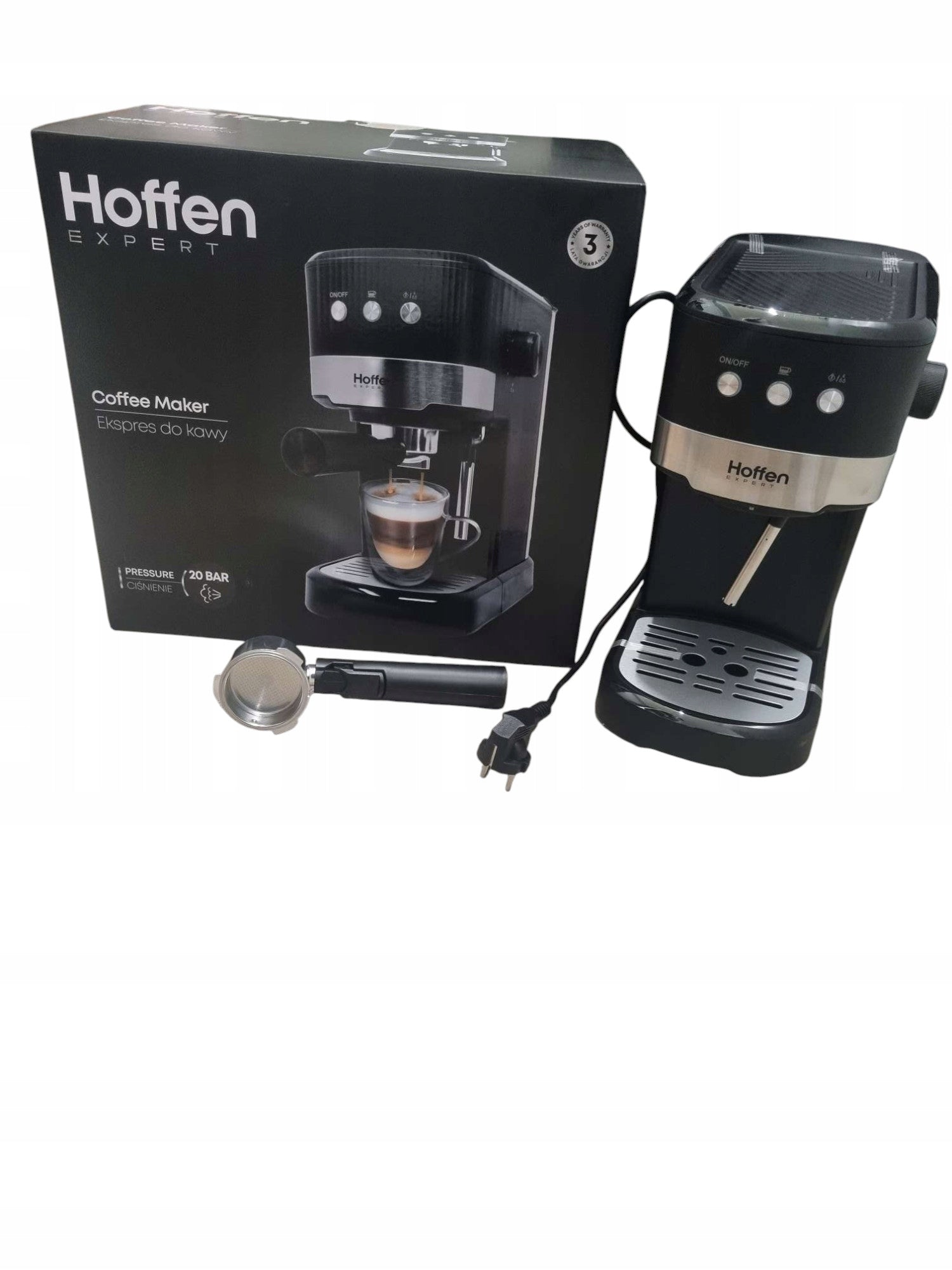 ESPRESSO MACHINE FOR HOFFEN EXPERT COFFEE, 20 BAR, 1100 W