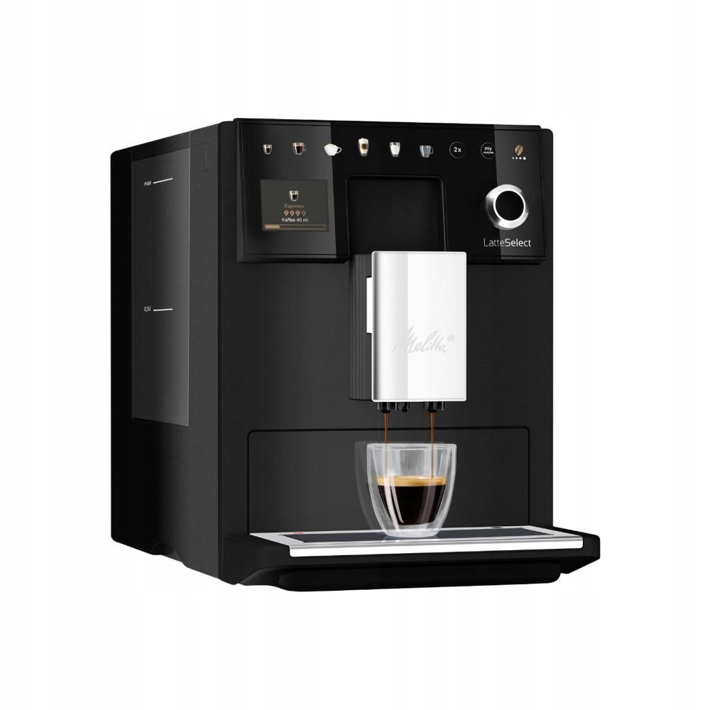 ESPRESSO MACHINE MELITTA LatteSelect frosted black F63/0-212 Brand Melitta