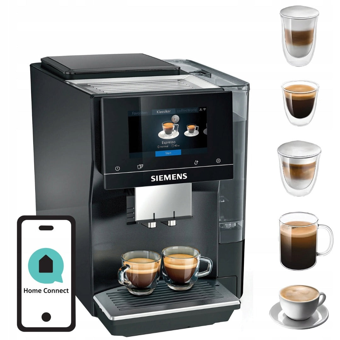 ESPRESSO MACHINE SIEMENS EQ700 TP713R19 LATTE X32 ICED COFFEE DRINKS
