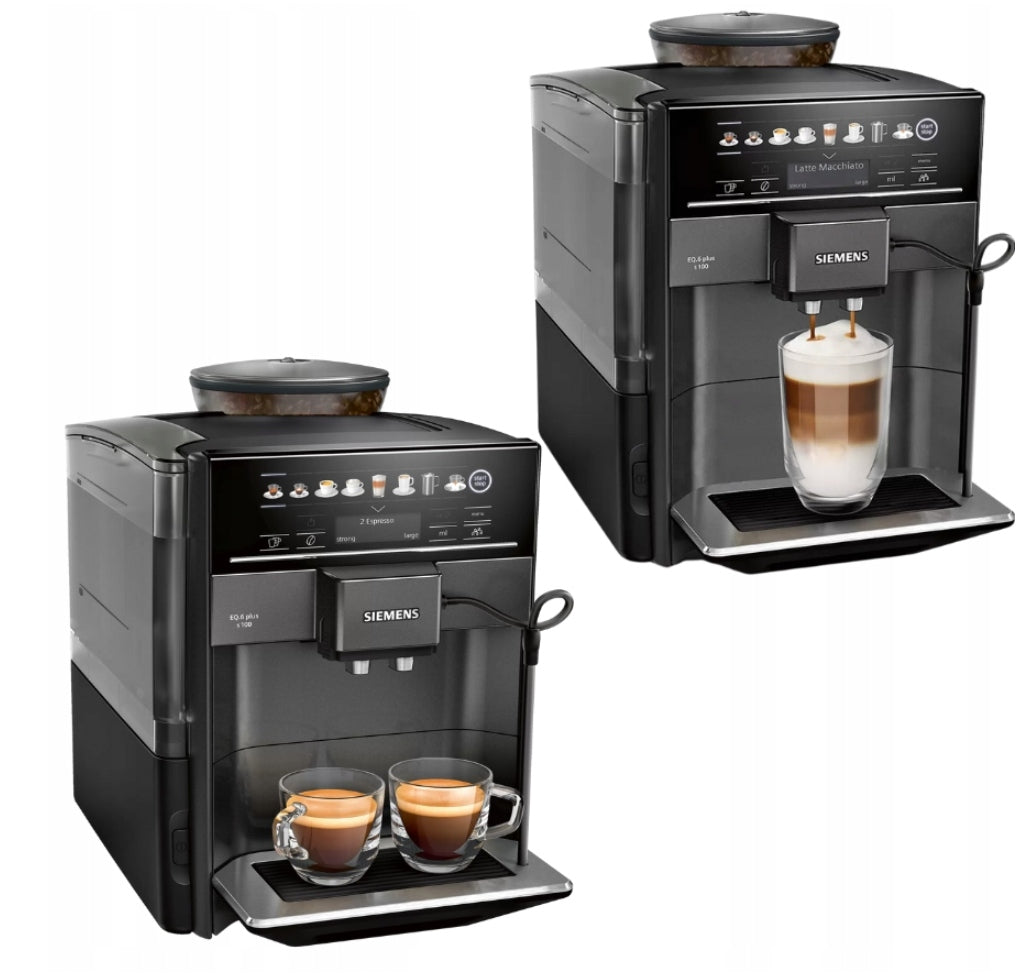 ESPRESSO MACHINE Siemens EQ6 plus TE651319RW CAPPUCCINO LATTE X6 DRINKS Manufacturer code sensoFlow autoMilk Clean aromaDouble oneTouch