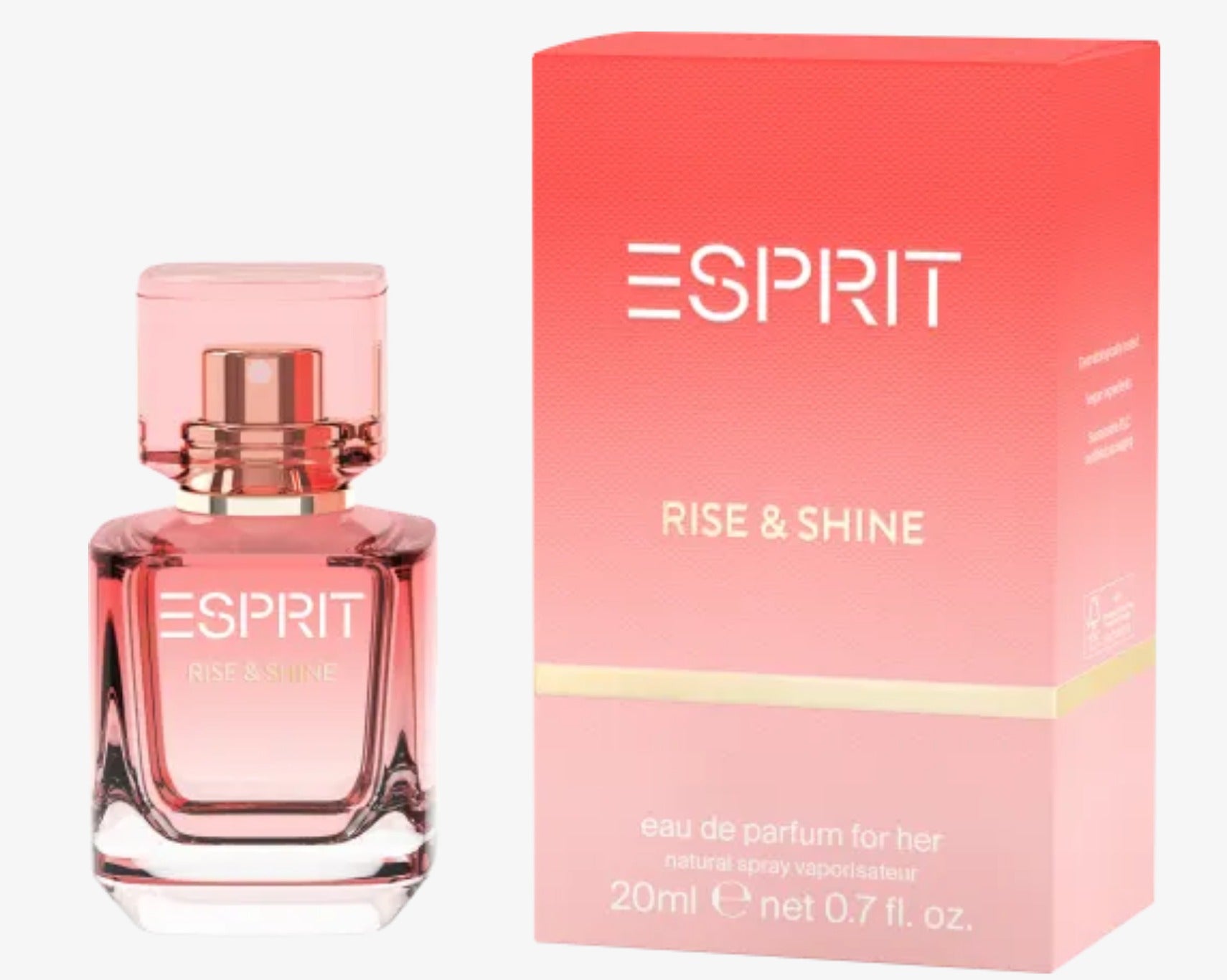 ESPRIT RISE+SHINE FOR HER - EAU DE PARFUM - VOLUME: 20 ML Packaging status original
