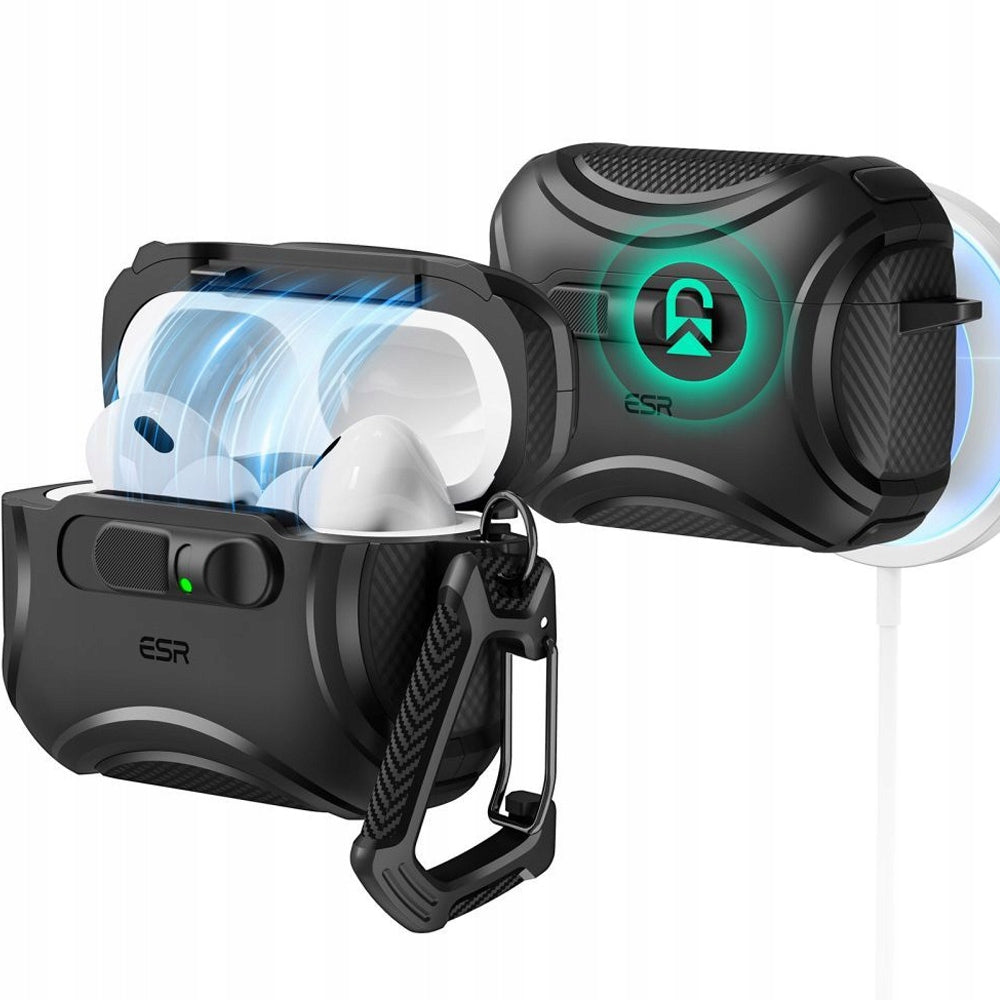 ESR Headphone Case for AirPods Pro 3, MagSafe, Strong, with Carabiner Manufacturer code 4894240289204