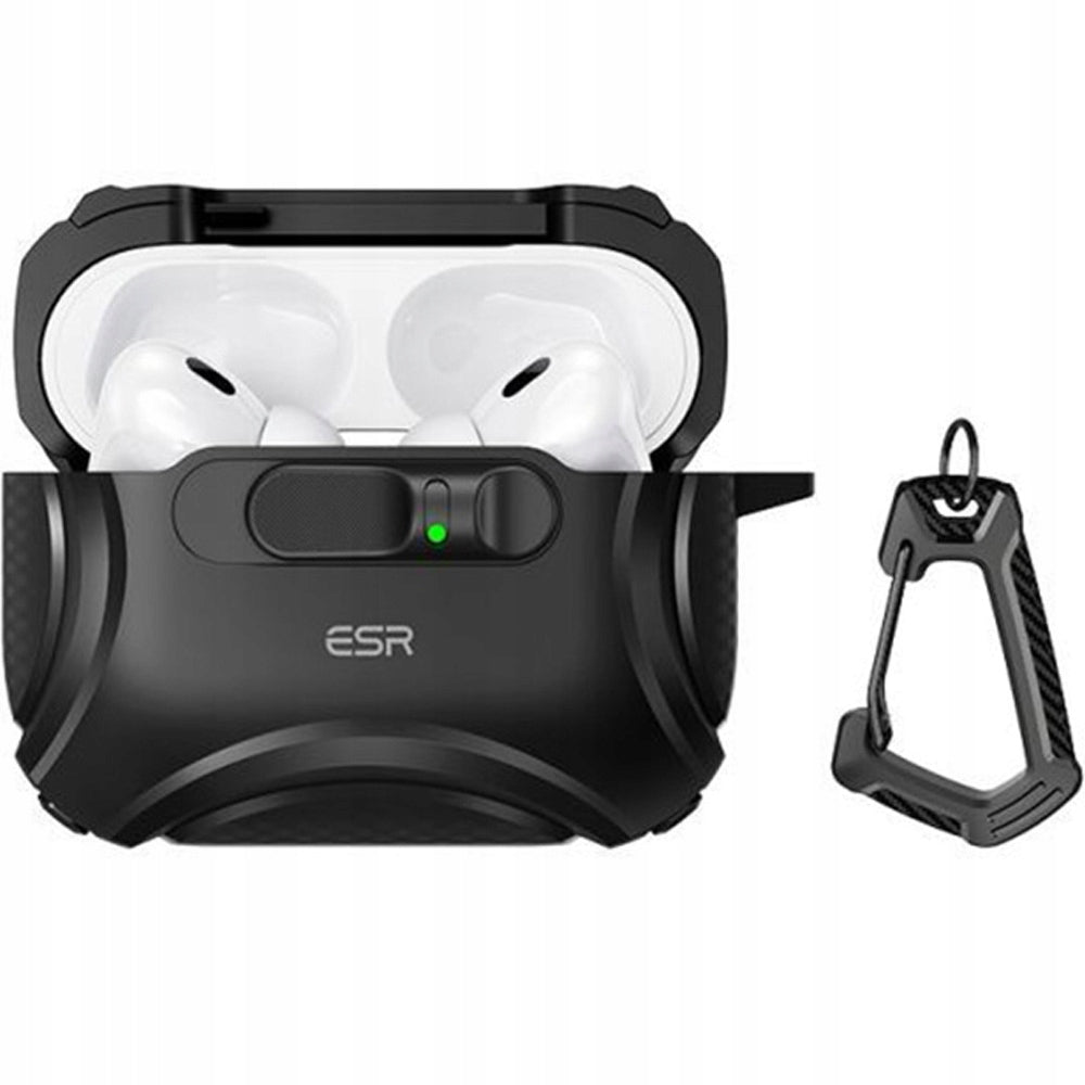 ESR Headphone Case for AirPods Pro 3, MagSafe, Strong, with Carabiner Packaging status original
