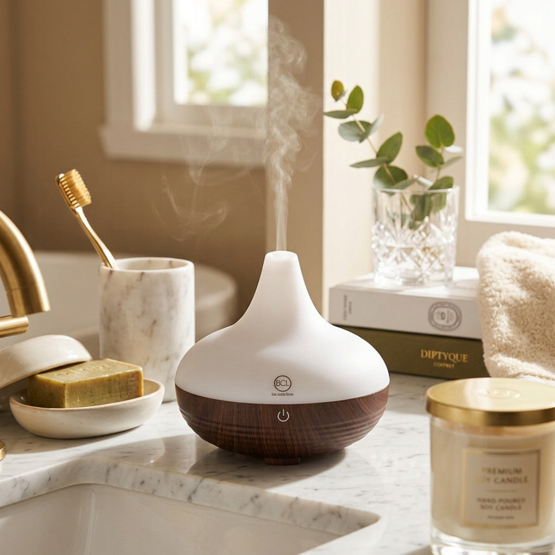 ESSENTIAL OIL DIFFUSER Ultrasonic Humidifier 80ML Model DYFUZOR DO OLEJKÓW ETERYCZNYCH 80ML