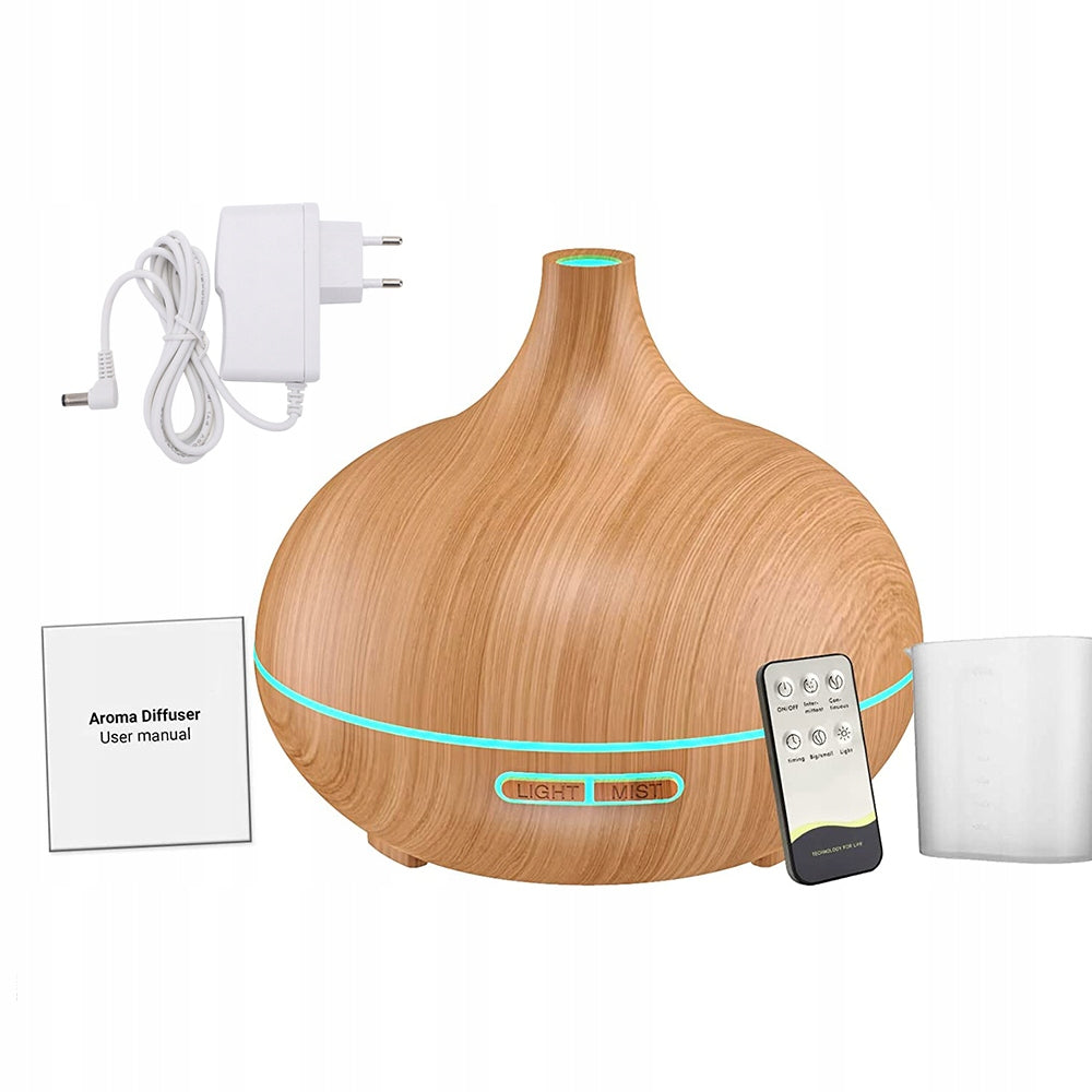 ESSENTIAL OIL NEBULIZER AROMATHERAPY DIFFUSER 7 COLORS 500ML Model Zestaw nebulizator olejków eterycznych
