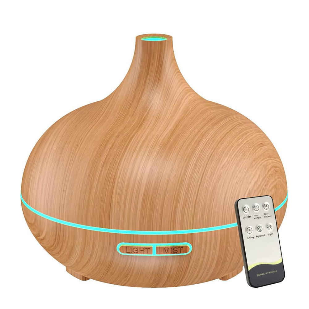 ESSENTIAL OIL NEBULIZER AROMATHERAPY DIFFUSER 7 COLORS 500ML Type steam humidifier