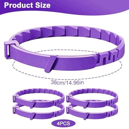 ESTEOPT SET OF 4 CALMING COLLARS FOR CAT - PHEROMONE COLLAR Brand Natural