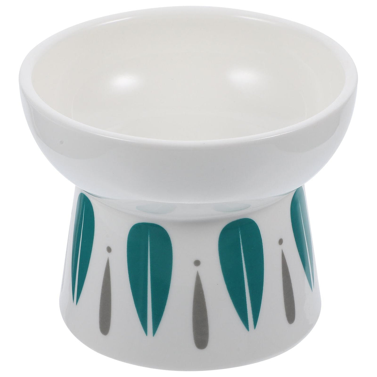 ESTETYCZNA PODWYŻSZONA MISKA CERAMICZNA DLA KOTA DO WNĘTRZ