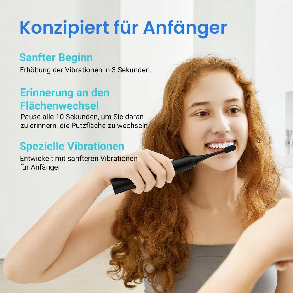 ETEKCITY Electric Sonic Toothbrush 6 Heads 5 Modes Black Brand no brand