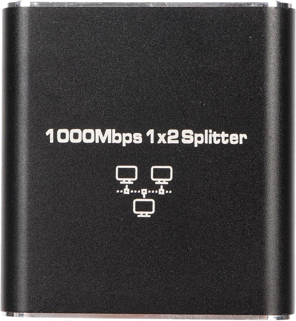 ETHERNET SPLITTER GIGABIT 1 TO 2 PORTS 1000 MBPS ALUMINUM