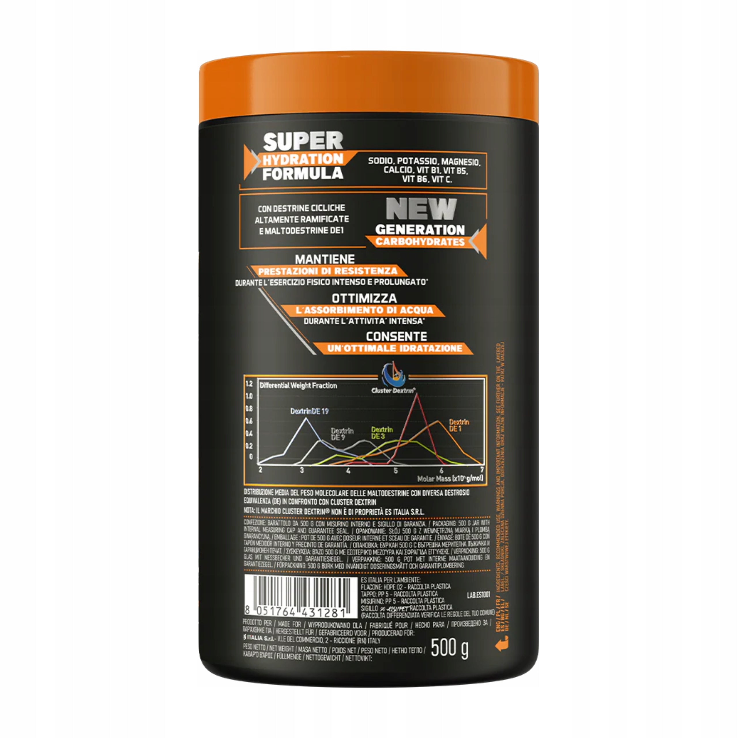 ETHICSPORT SUPER HYDRO EXOTIC 500G HYPOTONIC DRINK ISOTONIC ELECTROLYTES Packaging status original
