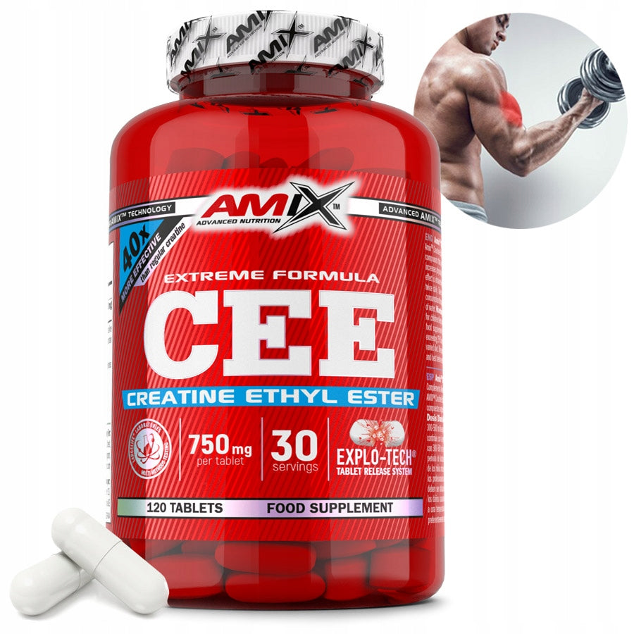 ETHYL ESTER CREATINE tablets - Amix CEE 40x more efficient than Monohydrate