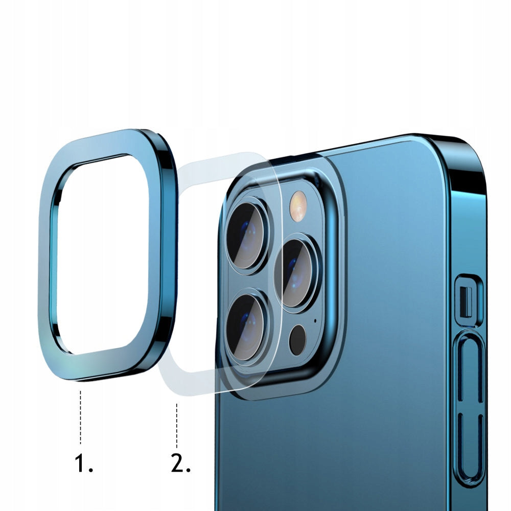 Baseus Glitter Hardcase für iPhone 13 Pro Max, blau 