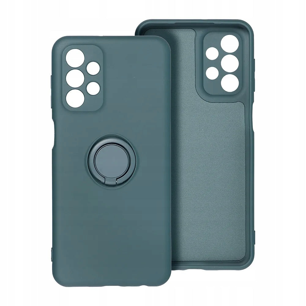 Handyhülle Forcell SILICONE RING - SAMSUNG Galaxy A13 4G, grün 
