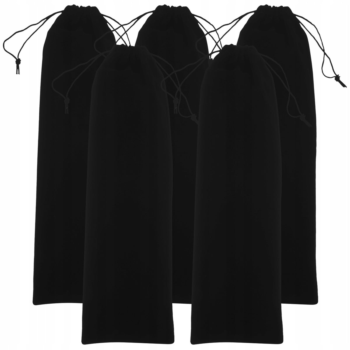 ETUI NA PROSTOWNICĘ I LOKÓWKĘ DO PRZECHOWYWANIA WŁOSÓW 5 SZTUK Color black