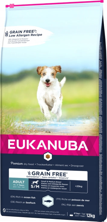 EUKANUBA Grain Free dry food 12kg Manufacturer code 8710255184753