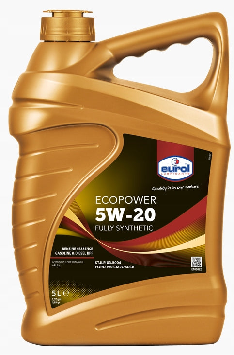 EUROL ECOPOWER 5W20 5L - FORD EcoBoost ENGINES Manufacturer code E100072-5L
