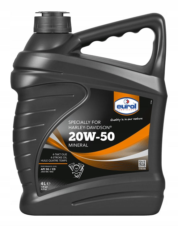 EUROL HARLEY 20W50 4L Manufacturer code E100390-4L