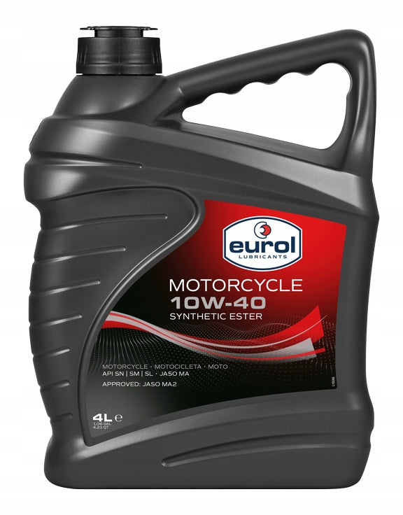 EUROL MOTORCYCLE 10W40 SYN 4L JASO MA/MA2
