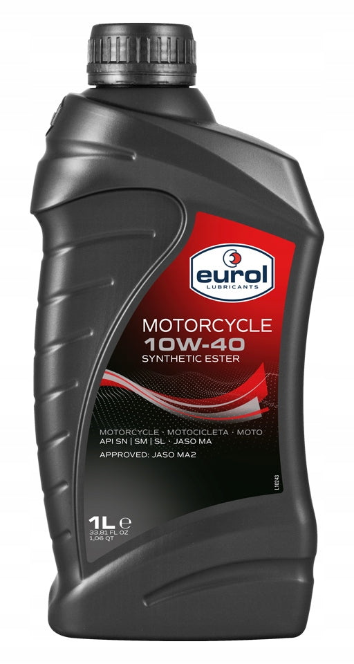 EUROL MOTORCYCLE 10W40 SYN JASO MA/MA2 1L