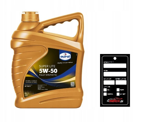 EUROL SUPER LITE 5W50 4L 5W-50
