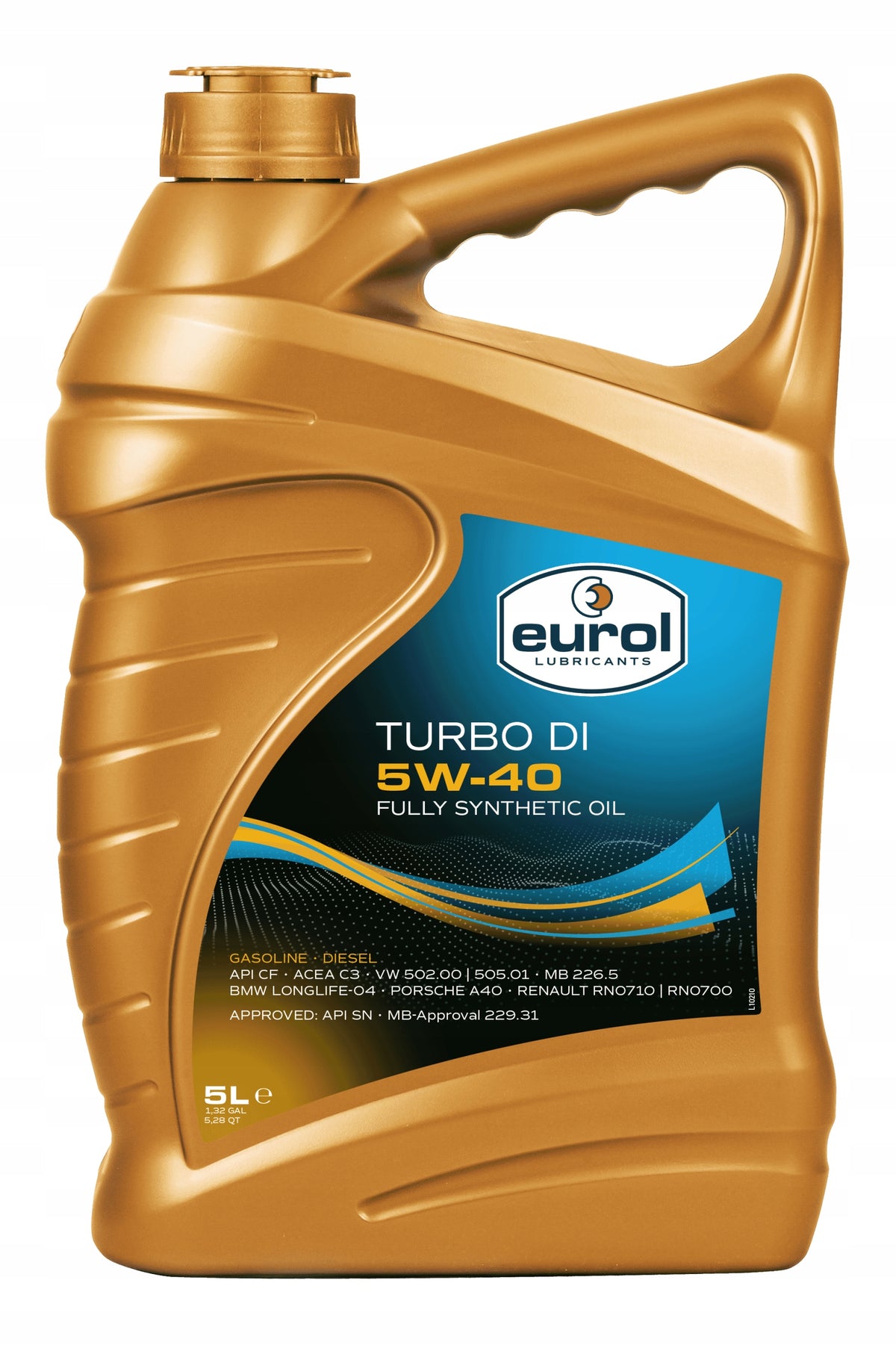 EUROL TURBO DI 5W40 5L - DEDICATED TO TDI