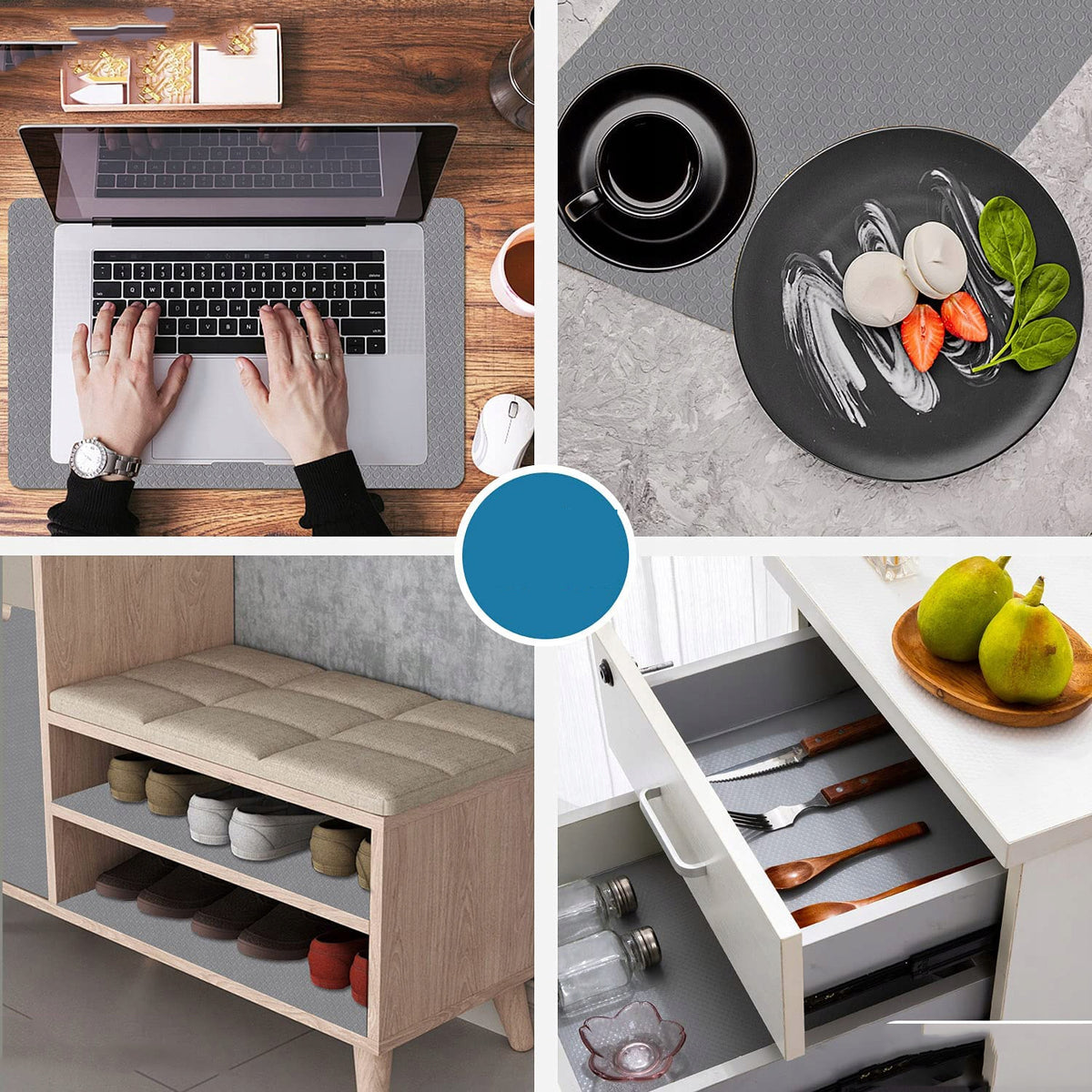 EVA ANTI-SLIP MAT FOR SHELF DRAWERS 45X500CM Brand Bedee