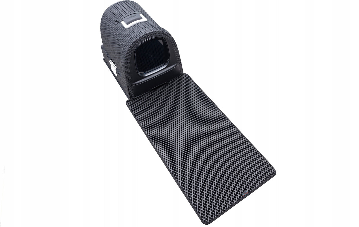 EVA HOME 89x44cm cat litter box mat Color black