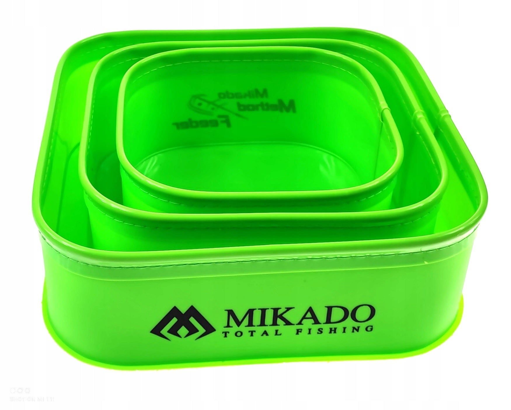 EVA Mikado Method Feeder Waterproof 3pcs Set Buckets Manufacturer code UWI-MF-007-SET